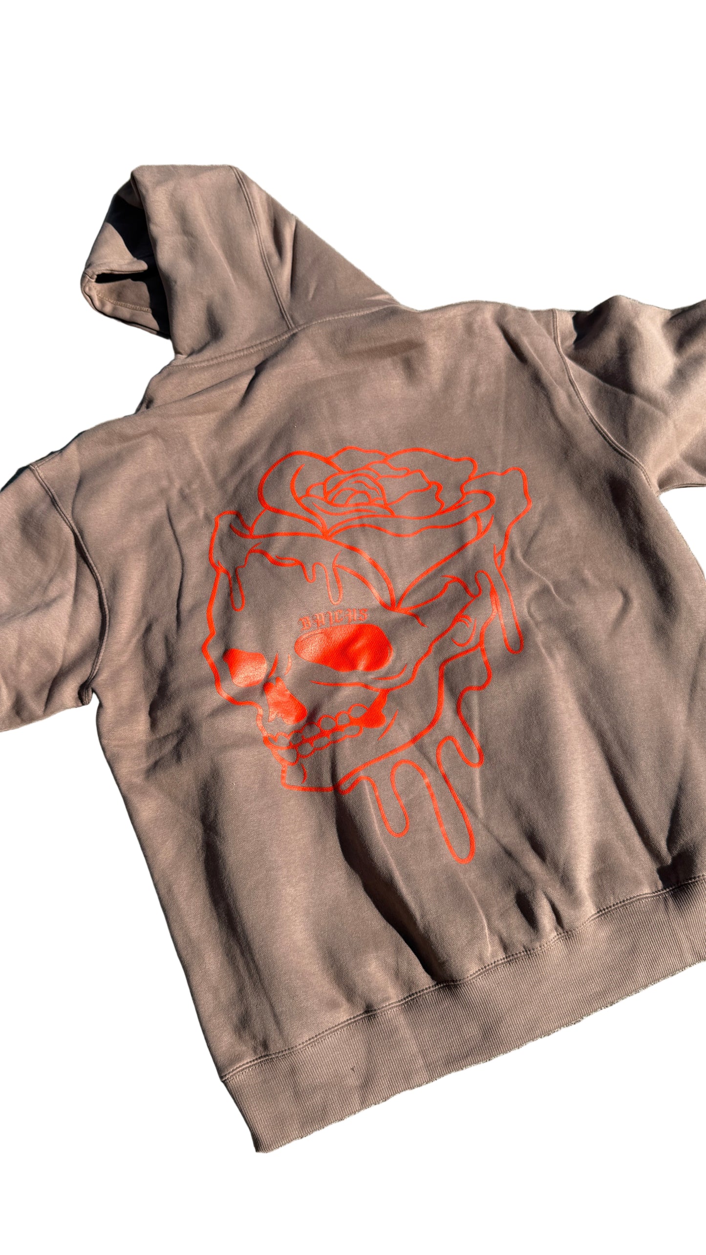 BROWN PULLOVER HOODIE